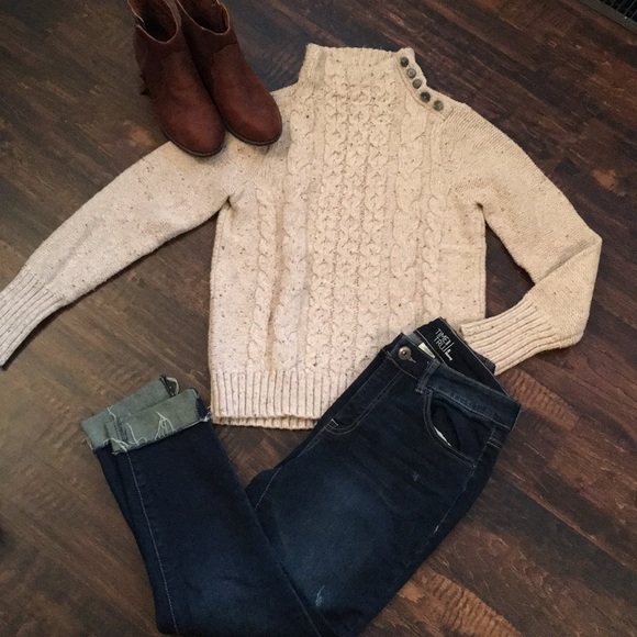 St. John's Bay Sweaters - Cable knit sweater